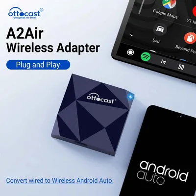 OTTOCAST A2Air Wireless Android Auto Adapter for Android Phone USB Dongle Car Accessories for HAVAL