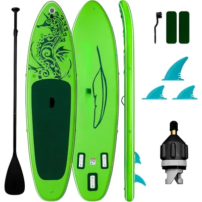 Inflatable Paddle Board Stand Up Paddleboards for Adults SUP with Two Different Configurations of