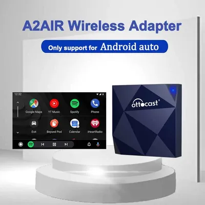 Ottocast A2Air Wireless Adapter for Android Wired To Wireless Dongle Auto Radio USB Car Accessories