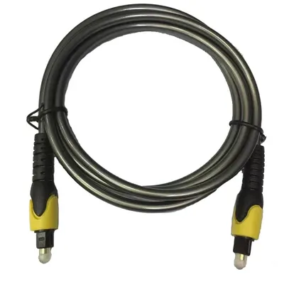 High Quality Black Digital Optical Audio Cable Toslink 1m 1.5m 2m 3m 5m SPDIF MD DVD Gold Plated