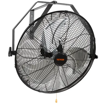 SucceBuy Wall Mount Fan High Velocity Waterproof Oscillating Industrial Wall Fan for Warehouse Greenhouse Patio ETL Listed