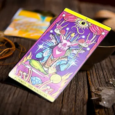 Tale Tarot Card God Of Three Tarot Magic Board Card Game English Divination Tarot Family Party