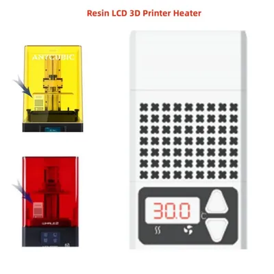 Mini Heater for Resin 3D Printer Small White Heater for LCD DLP 3D Printers