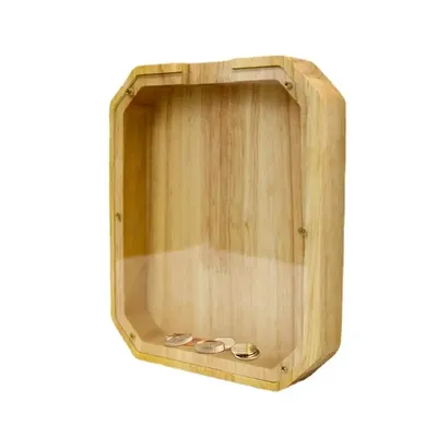 Wooden Piggy Bank Kids Digital Money Saver Box Money Saving Box Wooden Kids Coin Piggy Banks Money