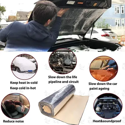 Automotive Noise Deadening Firewall Shield Sound Deadening Insulation Mat Heat Barrier High-Quality