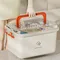 Household Medicine Organizer Box For Home Portable Large-Capacity Medicine Box Temperature Resistant