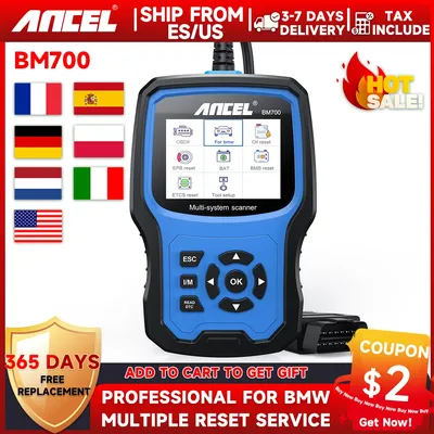 ANCEL BM700 OBD2 Automotive Scanner OBD2 Car Diagnostics Auto Fault Code Reader Scanner Code Reader