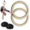 Gymnastic Rings For Pull Up Bar Adjustable Home Fitness Equipment Fitness Rings Sturdy Exercise