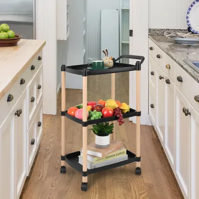 Rolling Carts with Wheels Kitchen Carts on Wheels Rolling Kitchen Cart Utility Rolling Cart for