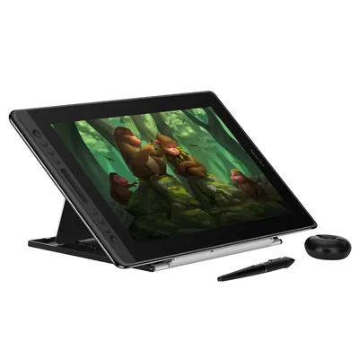 HUION Graphics Tablet 15.6 Inch Screen Kamvas Pro 16 Pen Tablet Monitor for Drawing Digital Display,