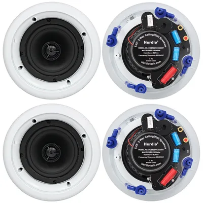 8Ohm 600W Bathroom Ceiling Speaker Background Music System Moisture-Proof Aluminum Can Fashion