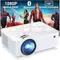 GROVIEW 1080P Bluetooth Mini Projector, 9500 LUX, Portable Outdoor Projector with 100” Screen,