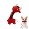 Pet Plush Toys Plush Crinkle Animal Toy Soft Squeaky Toy Interactive Durable Puppy Rope Toy For