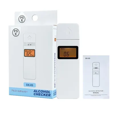 Alcohol Breathalyzer Portable Breath Alcohol Tester With Push Cover Dustproof Home Alcohol Detector