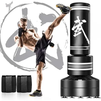 Freestanding Punching Bag, Heavy Boxing Bag with Stand for Adult Teens Kids, Kickboxing Bag with