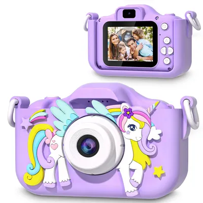 Kids Camera Toys Boys Girls Children Digital Camera with Silicone Cases For Kid Suitable Selfie