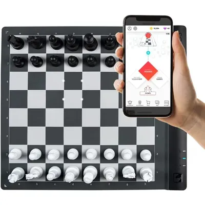 Pro Electronic Chess Board for Adults & Kids | AI-Powered & Digital | Play Against AI or Friends |