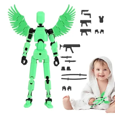 Multi Joint Movable Robot 3D Printed Figure Multi Joint Movable Toy Multi-Articular Action Figures