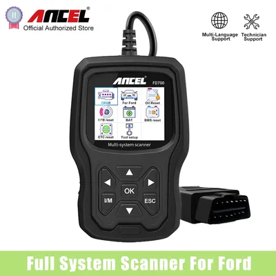 Professional OBD2 Scanner DPF EPB BMS Oil Reset Multilingual OBD2 Auto Scan Tool Free Update OBDII