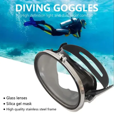 1PC Professional Underwater Diving Masks Adult Silicone Anti-Fog Diving Goggles Swimming Fishing Men