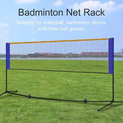 Portable Badminton Volleyball Tennis Net Badminton Net Stand With Stand/Frame Carry Bag