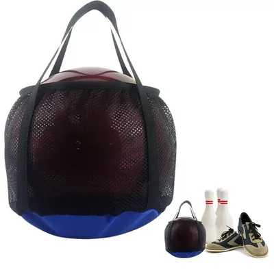 Portable Bowling Tote Bag With Handle Bowling Ball Bag Wear-Resistant Practical Ball Holder Bowling