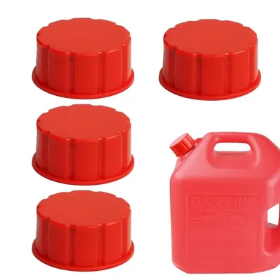 Tank Cap Replacement Cover 5 Gallon Red Coarse Thread Durable Replacement Lid Can Transport Solid