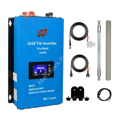 1000W MPPT Wind Power Grid Connected Inverter, Optional WiFi, With Limiter Sensor, Used for 24V/48V