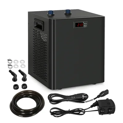 Aquarium Chiller for Fish Tank - 42GAL 1/10HP Water Chiller with Quiet Design Compressor