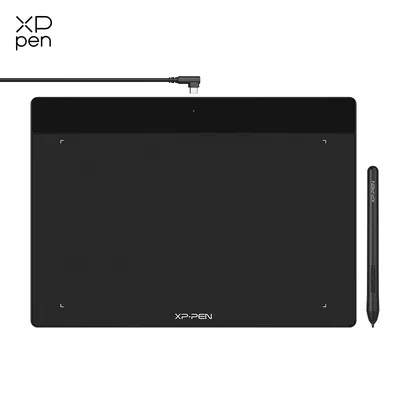 XPPen Deco Fun L Digital Graphic Tablet 10*6 Inch for Drawing OSU Online Education Support Android Mac Linux Windows Chrome OS