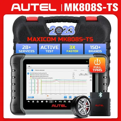 Autel MaxiCOM MK808S-TS OBD2 Scanner Bidirectional OE-Level TPMS Programming OBD2 Bluetooth Scanner