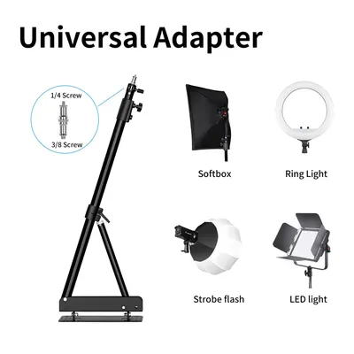 Wall Mount Boom Arm for Photography Studio Video Strobe Lights Max Length 53.9 inches /137 cm