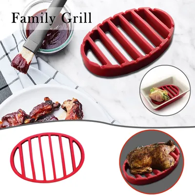 Tray Rack Bbq Grill Grill Silicone Turkey Kitchenware Mat Grill W205 Grill Emblem Barbecue Tools