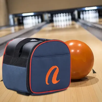 Bowling Ball Bag For Single Ball- Bowling Ball Tote Bag With Padded Ball Holder -7.87x9.06x8.66