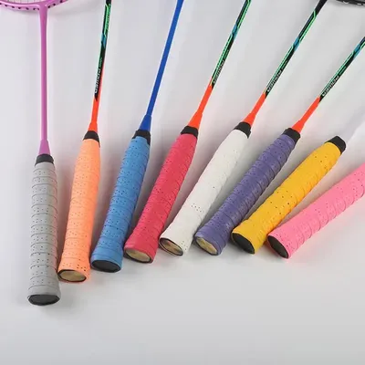 2023 Badminton Grip Tape Anti-Slip Fishing Rod Wrapping Belt With Holes Absorbing Sweat Grip Sticky