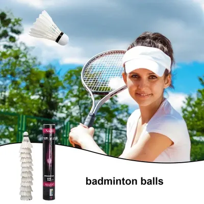 Professional Natural Duck Feather Badminton Shuttlecocks High Speed Training Badminton Ball