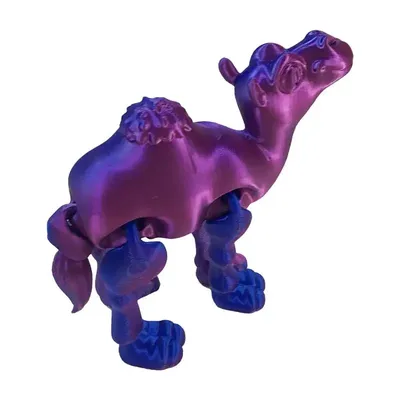 Decorative Animal Figurines 3D Printed Desert Animals Children Active Joint Animals Model For