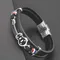 Trend Multilayer Leather Woven Guitar Bracelet Charming Men