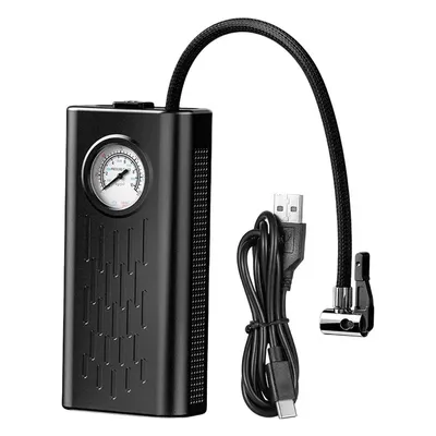 Car Air Pump Cordless Ball Pump With Pointer Pressure Gauge Portable Tire Pump Air Pump For Car