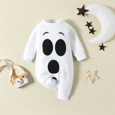 Halloween Baby Clothes Toddler Girls Boys Cartoon Prints Romper Infant Jumpsuit Newborn Overalls