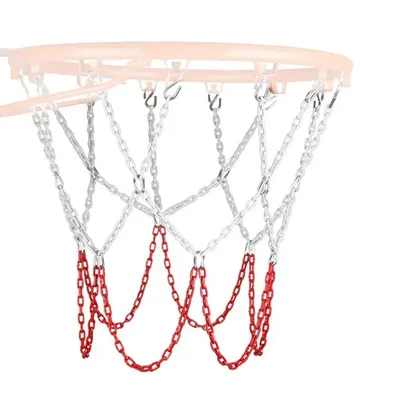 Stainless Steel Basketball Net Easy to Install Iron Net Chain Indoor Outdoor High Quality Durable