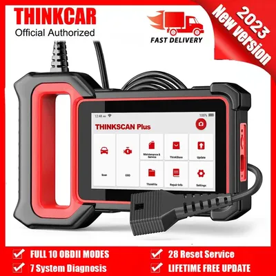 THINKCAR Thinkscan Plus S7 OBD2 Automotive Scanner Professional ABS A/F Reset Mulit-system Code