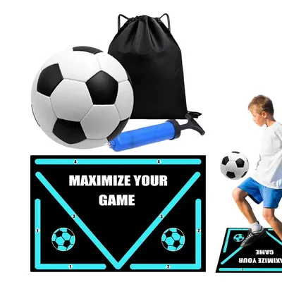 Silent Auxiliary Props Mat Silent Football Training Mat Kit L-Shaped Design Player Equipment For A