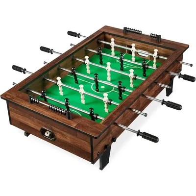 40in Tabletop Foosball Table, Compact Mini Arcade Table Hand Soccer for Kids and Adults, Home,