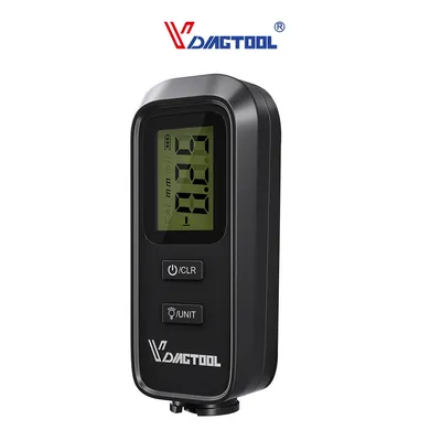 VDIAGTOOL VC100 Digital Coating Thickness Gauge LCD Backlight Car Paint Tester FE & NFE Auto