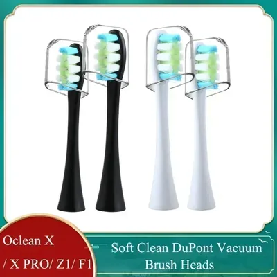 Replacement For Oclean X/ X PRO/ Z1/ F1 4PCS Brush Heads Sonic Electric Toothbrush Soft DuPont