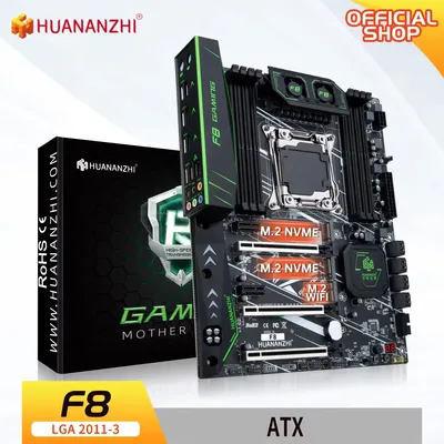 HUANANZHI X99 F8 LGA 2011-3 XEON X99 Motherboard support Intel E5 2696 2678 2676 2673 2666 V3