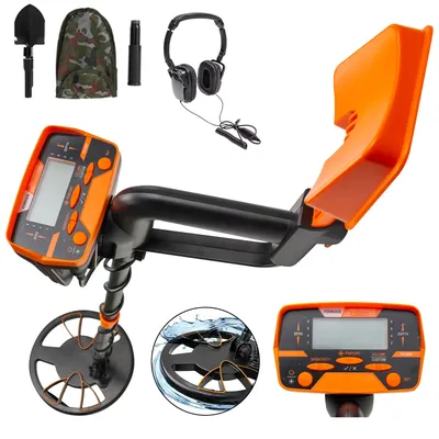 VEVOR Metal Detector Waterproof Disc Underwater Underground High Accuracy Sensitive LCD Display