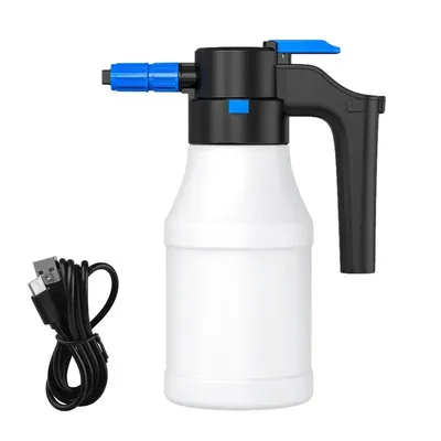 Foam Pump Sprayer Cordless Rechargeable Electric Foam Spray Bottle 1.5L Portable Air Pressure Water