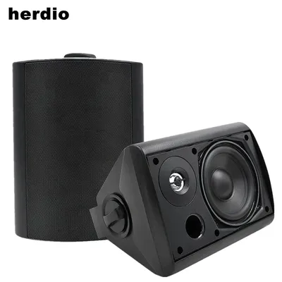 5.25 Inch 300W Indoor Outdoor waterproof dual Speakers All Weather Wall Mount System For Garage